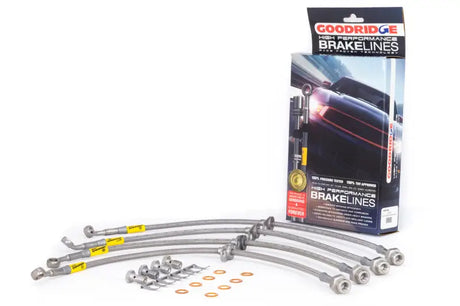 Goodridge 03 + Honda Accord w/ Rear Disc Brake Lines - Truck & Automotive