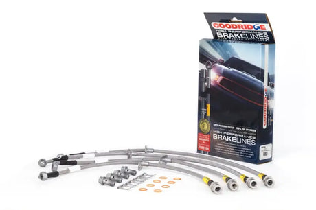 Goodridge 13-15 Subaru Crosstrek XV (All Models) SS Brake Line Kit - Truck & Automotive