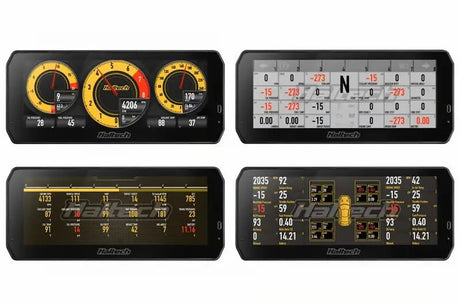 Haltech uC-10 10in Digital Dash Kit w/Cables & Accessories - Gauges Pods