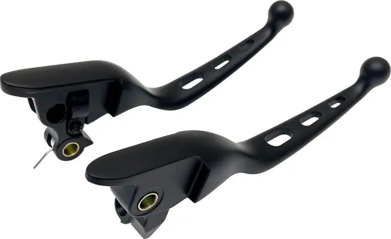 Tri-Hole Lever Set Black Flt `21-Up Cbl Clutch