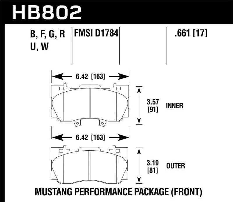 Hawk Performance HB802N.661