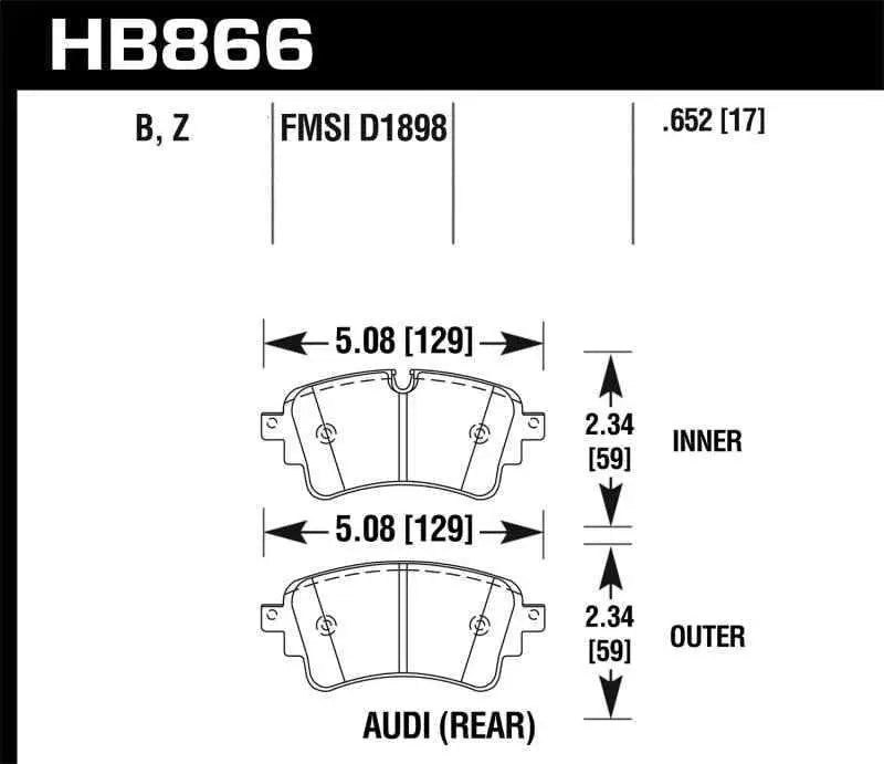 Hawk Performance HB866Z.652