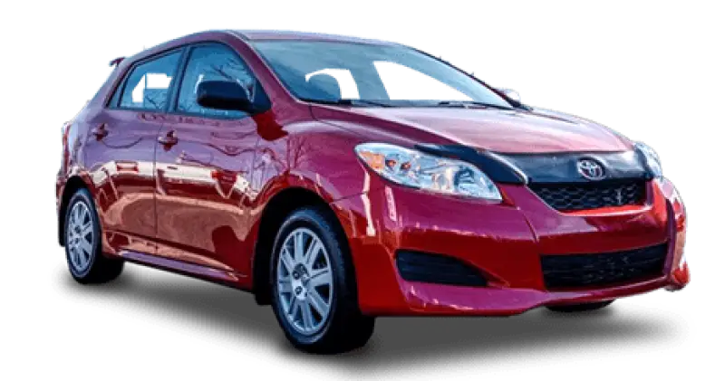 Red Toyota Matrix hatchback with Focus Auto Toy auto toy matrix acrylic hood