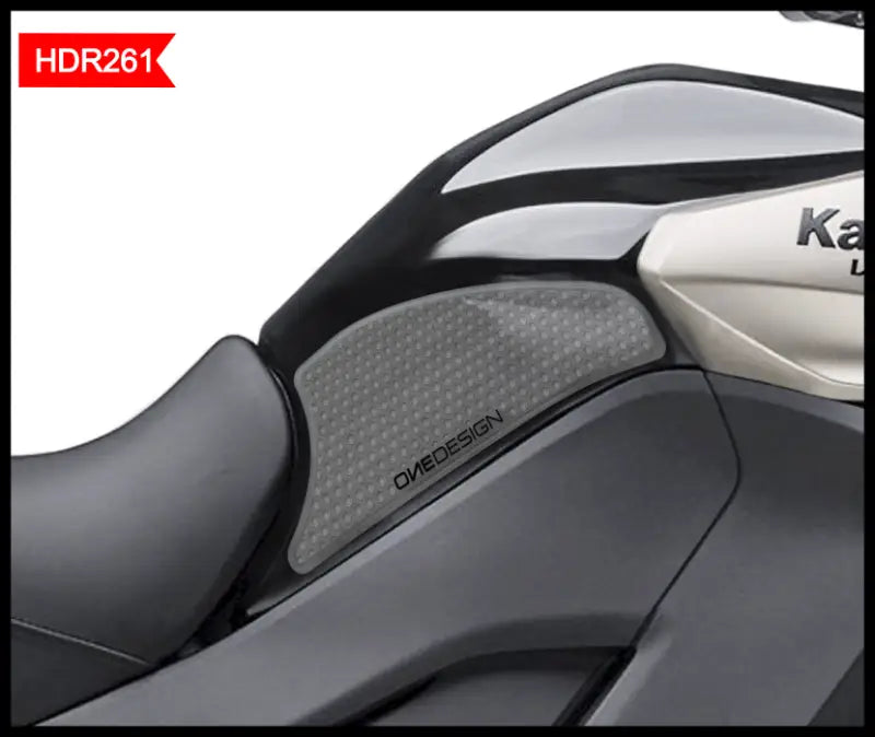 ONE EMBLEMS Hdr Tank Side Pad Clear Kaw for Powersports