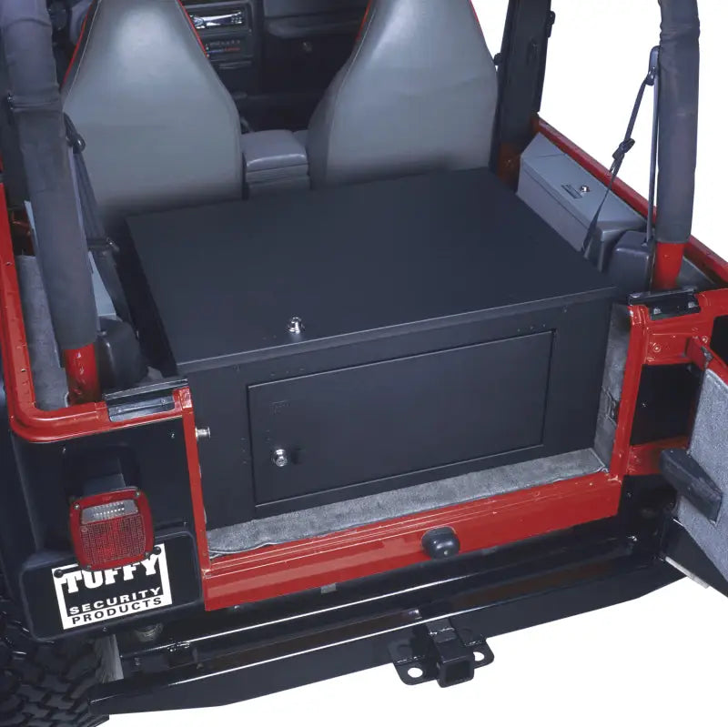 Tuffy Rear Cargo Lockbox Steel Black - Tuffy Products