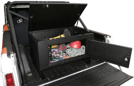 Tuffy Rear Cargo Lockbox Steel Black - Tuffy Products
