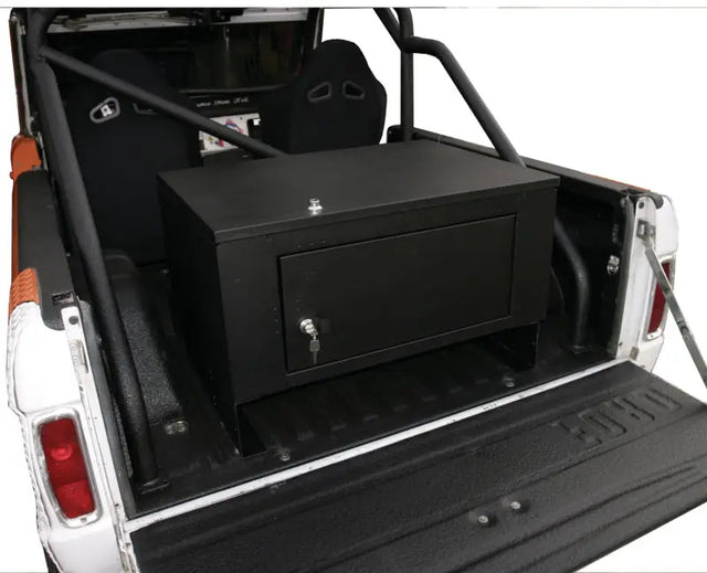 Tuffy Rear Cargo Lockbox Steel Black - Tuffy Products
