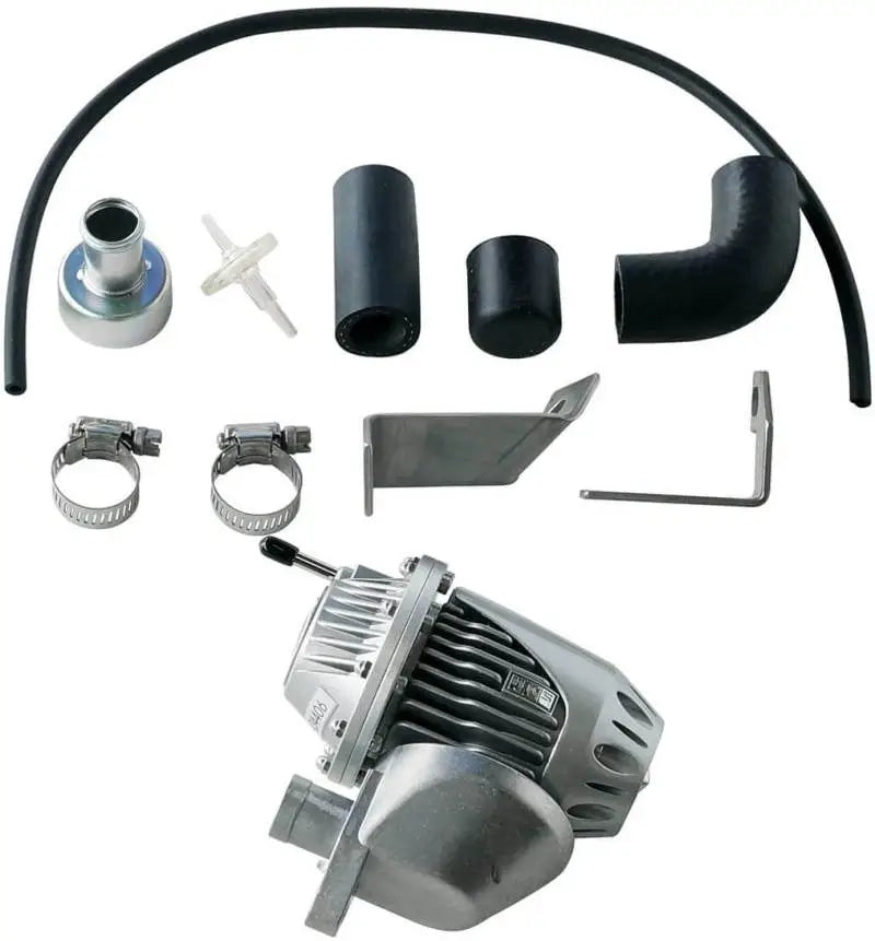 Silver blow-off valve with accessories for HKS 93-96 RX7 TT SSQV4 BOV Kit