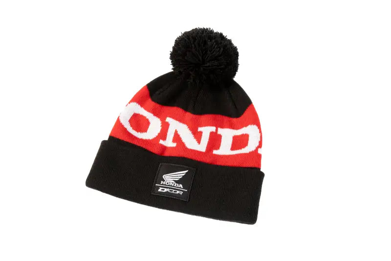 D-COR Honda Beanie Stripe Black/Red