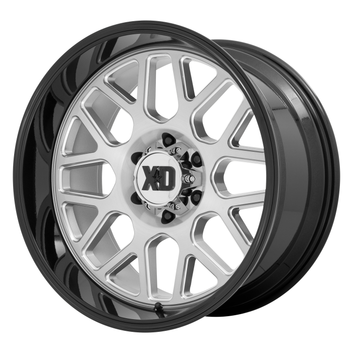 Gloss Black HE916 20x10 Wheel Pros with 8x170 Bolt Pattern and -18mm Offset