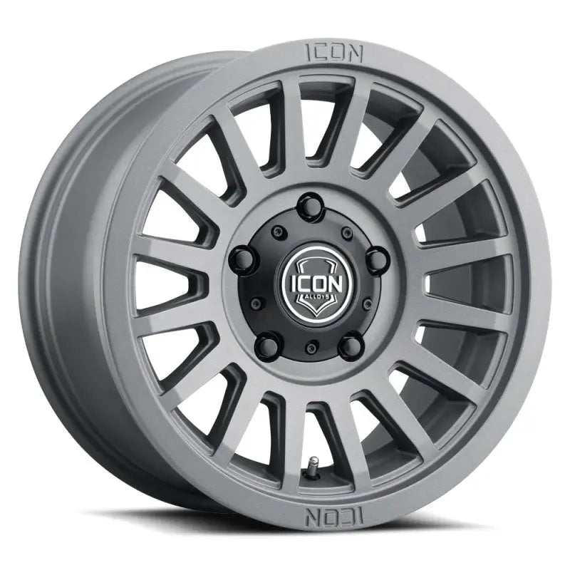ICON Recon SLX 17x8.5 6x5.5 BP 0mm Offset 4.75in BS 106.1mm Bore Charcoal Wheel - Truck & Automotive