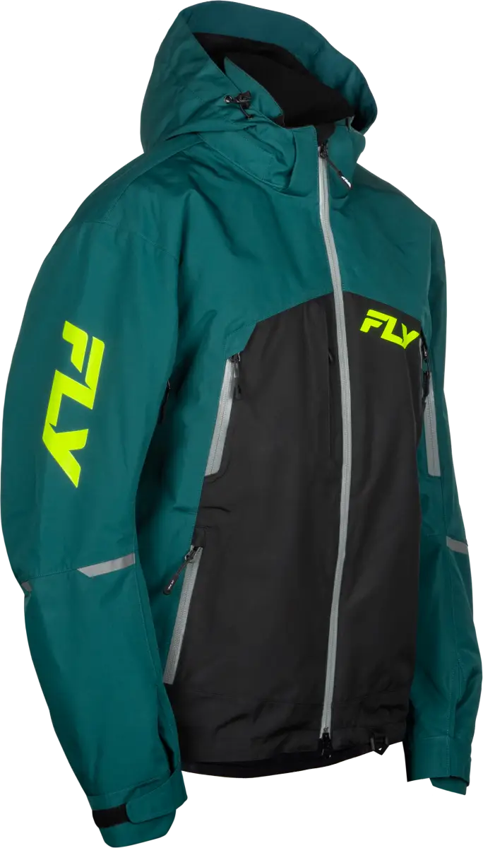 Incline Jacket Teal/Black Md - FLY RACING
