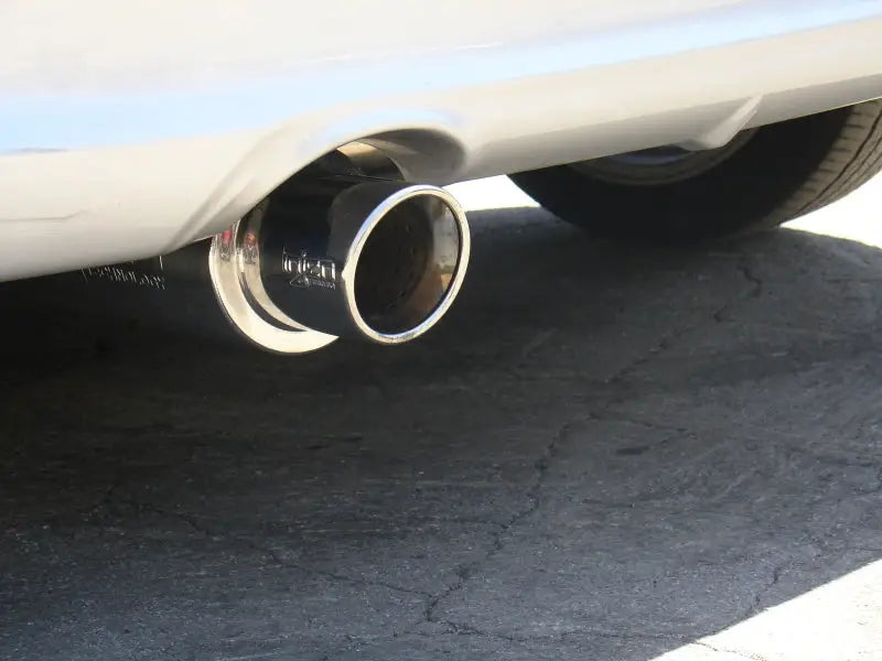 Car exhaust pipe from Injen Scion TC 60mm axle-back exhaust with rolled lip