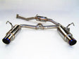 Invidia 00+ S2000 70mm Dual Titanium Tip Cat-back Exhaust - HS00HS1GTT