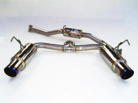 Invidia 00+ S2000 70mm Dual Titanium Tip Cat-back Exhaust - HS00HS1GTT