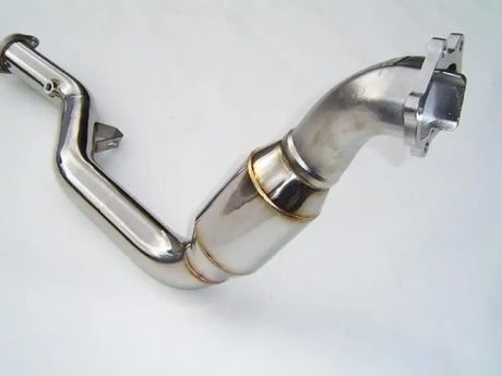 Invidia 05+ AT LGT Polished Divorced Waste Gate Downpipe with High Flow Cat - HS05SLADPC