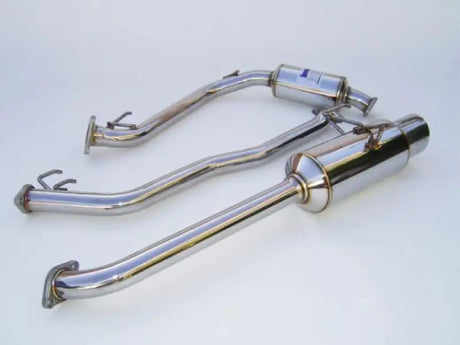 Invidia 06-08 Honda Fit 50mm (101mm tip) Cat-back Exhaust - HS06HF1GTP