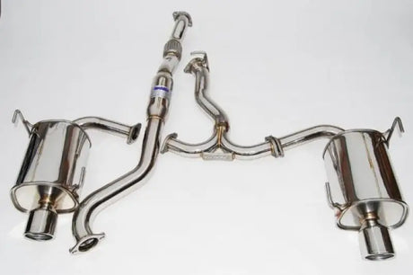 Invidia 08-09 WRX Sedan Q300 Dual Stainless Steel Tip Cat-back Exhaust - HS08SW4GT3