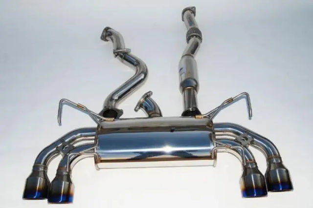 Invidia 08-11 STi Hatch / 11 WRX Hatch Dual Q300 Titanium Tip Cat-back Exhaust - HS08STIG3T