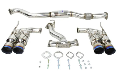 Invidia 08-14 Subaru WRX Hatchback Gemini Single Layer Titanium Tip Cat-back Exhaust - Truck & Automotive