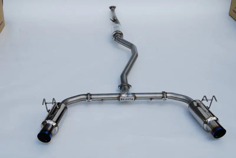 Invidia 2022 + Honda Civic Si (1.5T) 70mm N1 Cat Back Exhaust - Burnt TI Tips