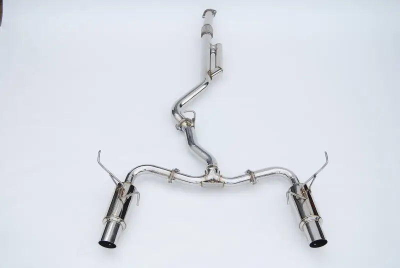 Invidia 2022+ Subaru WRX N1 Twin Outlet Single Layer SS Tip Cat-Back Exhaust - HS22WRXGTP