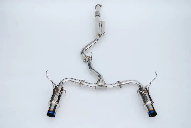 Invidia 2022+ Subaru WRX N1 Twin Outlet Single Layer Tip Cat-Back Exhaust - HS22WRXGTT