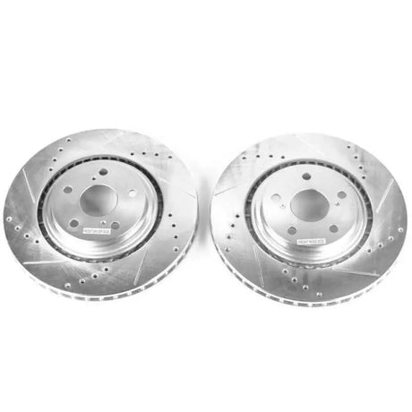 PowerStop JBR1310XPR Power Stop 15-17 Lexus NX200t Front Evolution Drilled & Slotted Rotors - Pair