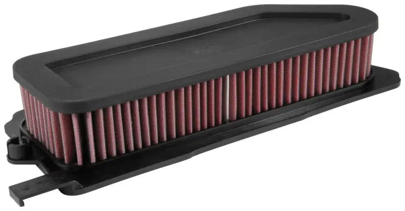 K&N rectangular air filter with red pleats for Honda SXS1000M3 Pioneer replacement