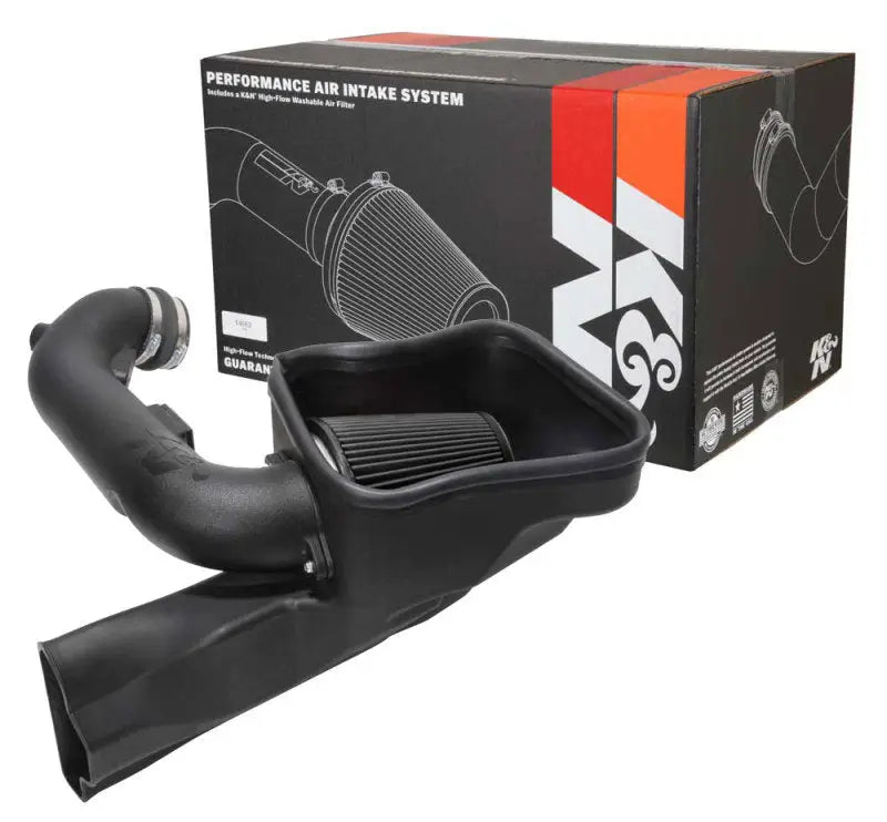 K&N 18-23 Ford Mustang GT 5.0L V8 F/I Dryflow Performance Air Intake System - Truck & Automotive