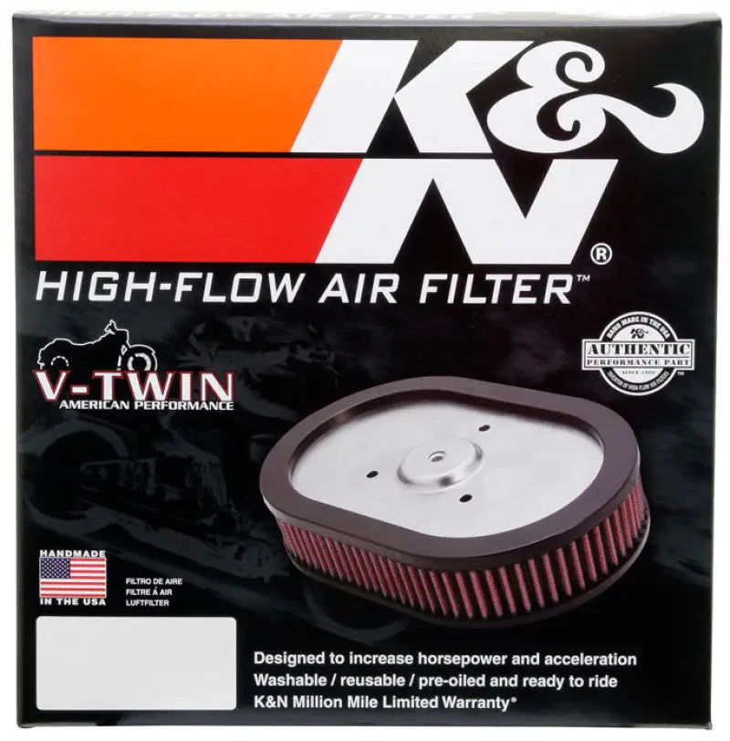 K&N 2014 Indian Chief Classic 111 CI Replacement Drop In Air Filter - Truck & Automotive