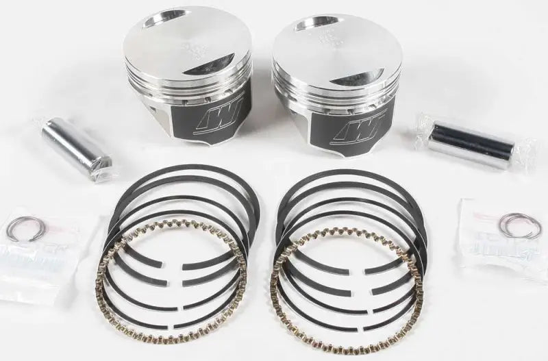 WISECO K1640 V Twin Piston Kit 1340 Evo Big Twin 8.5:1 Comp