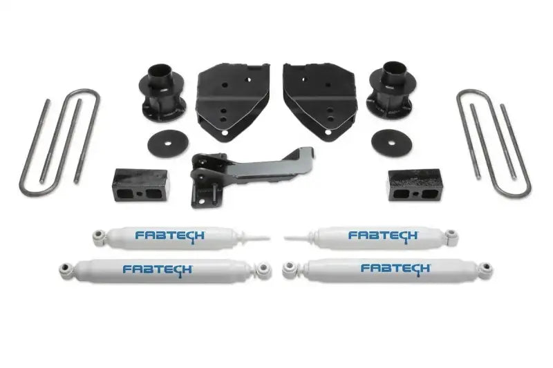K2213 Fabtech Lift Kit Suspension components for superior off-road performance and ground clearance.