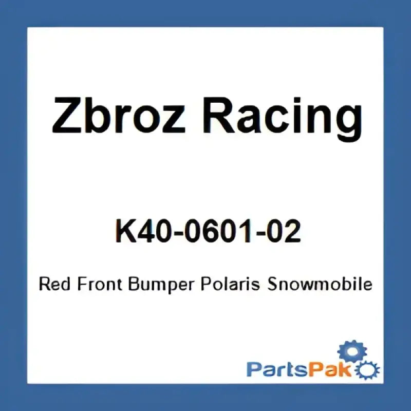 K81-0301-0 Zbroz Double Threat Snow Bike Footpeg - RV and Auto Parts
