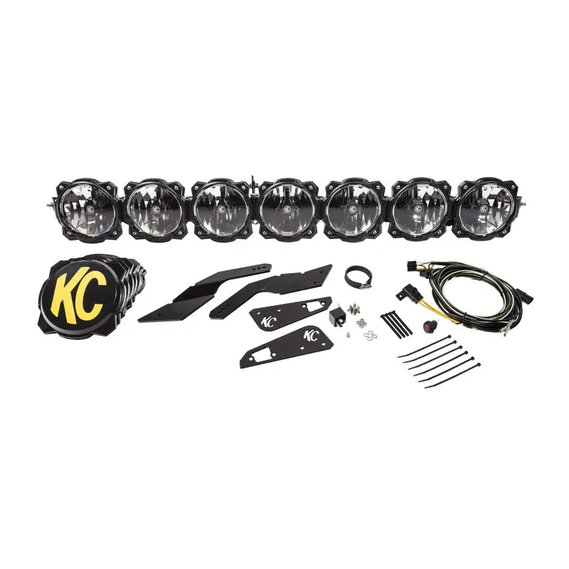 KC HiLiTES Can-Am X3 45in. Pro6 Gravity LED 7-Light 140w Combo Beam Overhead Light Bar System - 91334