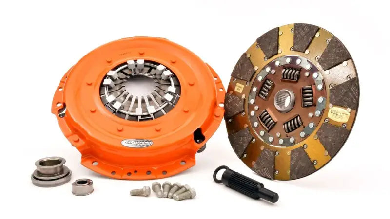 Orange clutch assembly with friction disc and hardware for Centerforce Dual Friction Clutch Kit