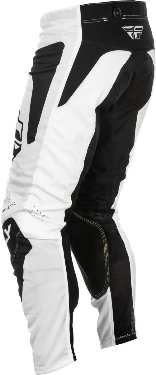 Kinetic Mesh Sym Pants White/Black Sz 40 - FLY RACING