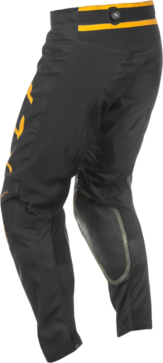 Kinetic Center Pants Ca/Ny Black/Gold Sz 36 - FLY RACING