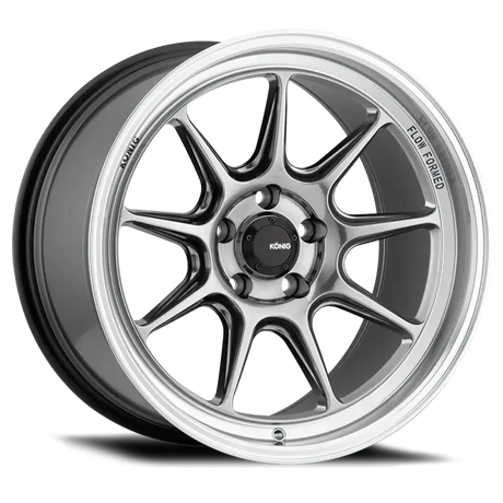 Konig Countergram 15x9 4x100 ET35 Hyper Chrome / Machined Lip - Wheels