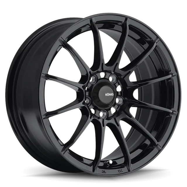 Konig Dial In 15x8 4x100 ET25 Gloss Black - DI58100305