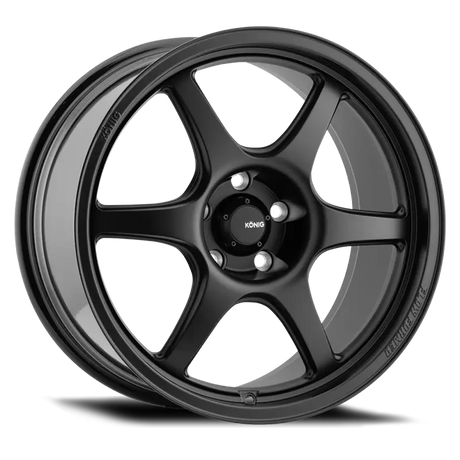 Konig Hexaform 15x8 4x100 ET25 Matte Black - HF85100255