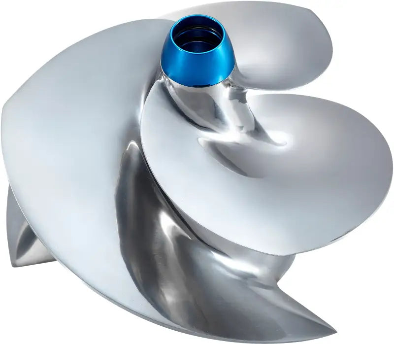 Shiny metal Concord Impeller with blue hub perfect for boating and RV parts & accessories