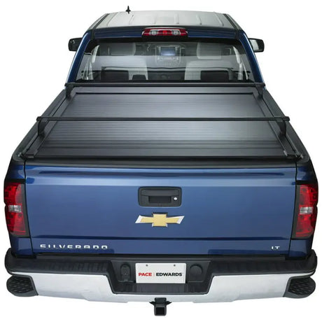 Blue Chevrolet Silverado pickup truck with KRF171 Pace Edwards Ultragroove Kit