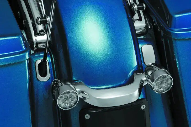 Kuryakyn Antenna Hole Filler Chrome for motorcycle antenna hole filler and rear lighting assembly