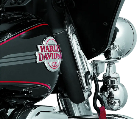 Kuryakyn Custom Teardrop Tie-Down Brackets 83-13 Touring Chrome - Kuryakyn