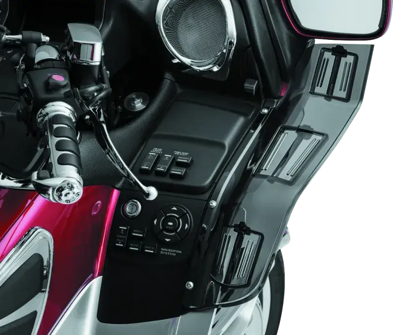 Kuryakyn Dragon Wings 01-17 Honda GL1800 Models Smoke - RV and Auto Parts