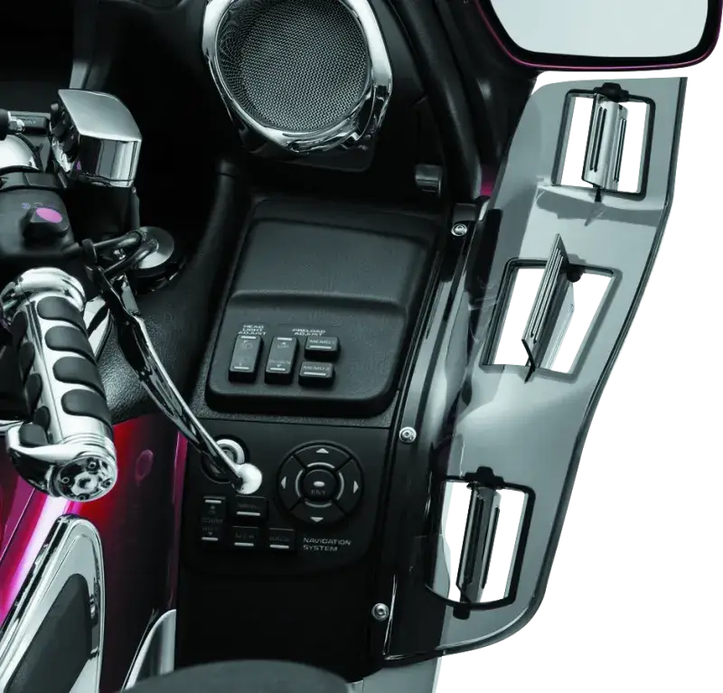 Kuryakyn Dragon Wings 01-17 Honda GL1800 Models Smoke - RV and Auto Parts