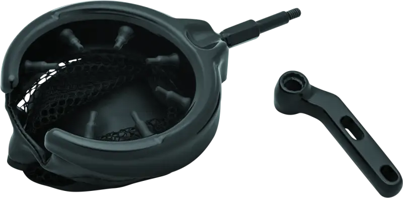 Kuryakyn Drink Holder With Basket Perch Mount Gloss Black - Kuryakyn