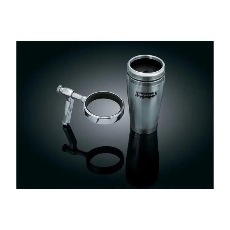 Kuryakyn Drink Holder With Stainless Steel Mug For Perch Mount Chrome - 1463 - Interior Accessories
