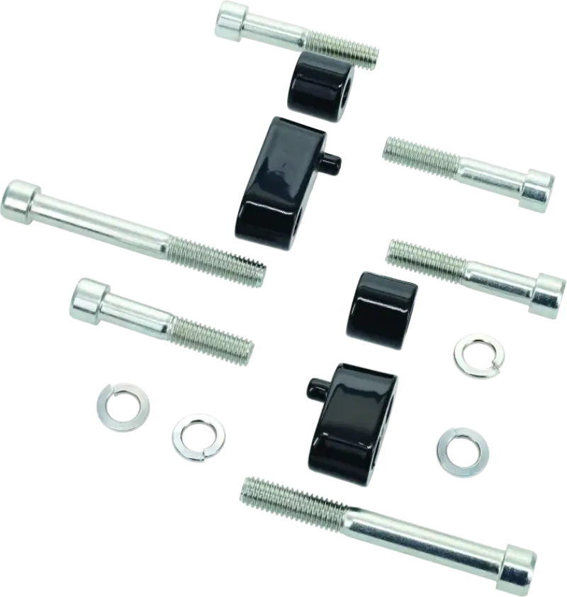 Kuryakyn Driver Floorboard Spacers 09-Up Touring Models Gloss Black - Controls